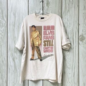 Vintage Elvis Presley 50,000,000 Elvis Fans Still Can't Be Wrong Y2K T-Shirt 2XL